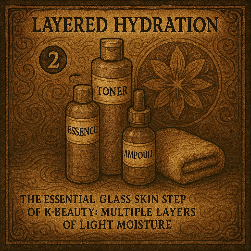 Hidratación en capas con esencias y sérums